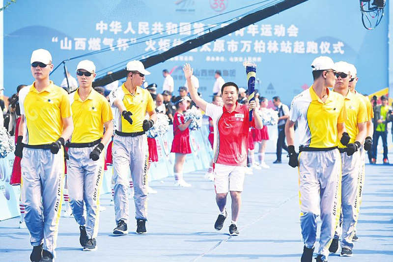 我公司参加“助力二青会、企臣在行动”